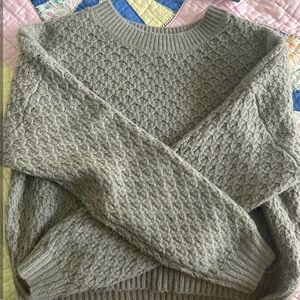 Cozy Knit Sweater in Gray